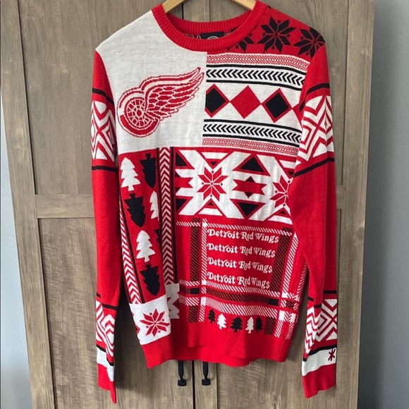 Detroit Red Wings Crewneck Sweater Women’s Size M
